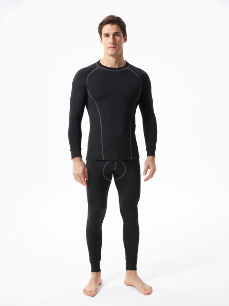 Термобелье Hobo Pro DryWarm, черный (тк.Стрейч/флис,180)